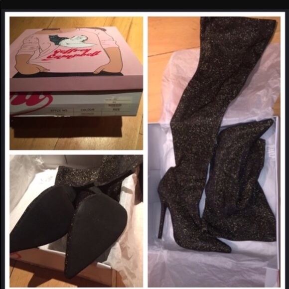 COPY - Jeffrey Campbell Kinki Thigh High Boot (Si… - Picture 3 of 3